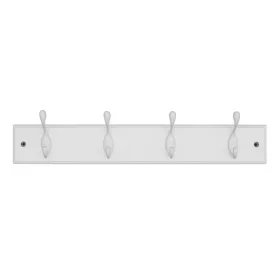 Ruhatartó 450x70 mm 4 akasztó fehér MDF+fehér FSCŽ