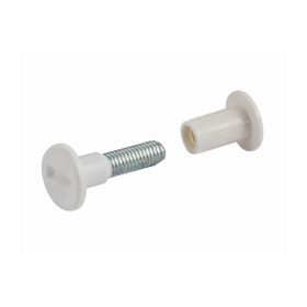Csatlakozócsavar M6x30-40mm fehér 4 db.
