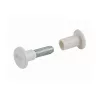 Csatlakozócsavar M6x30-40mm fehér 4 db.