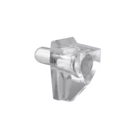   Átlátszó polctartó átmérő 5mm magasság 18mm műanyag 8 db.