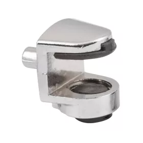 Üveg polctartó átmérő 5mm 4-8mm nikkelezett 4 db.