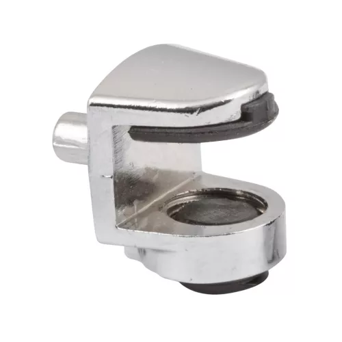 Üveg polctartó átmérő 5mm 4-8mm nikkelezett 4 db.