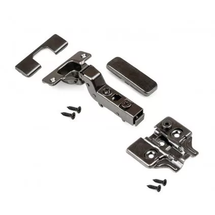 Fogantyú nélküli ajtónyitó rendszer Nyomásra nyitó mágnes 120 mm szürke