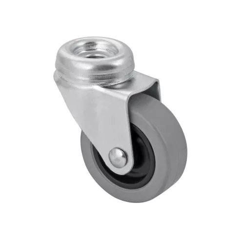 Forgógörgő kemény padlóra központi csavarral 50 mm átmérővel