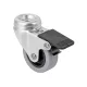 Kemény padlóhoz való készülékkerék forgó fékkel átmérője 50 mm