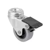 Kemény padlóhoz való készülékkerék forgó fékkel átmérője 50 mm