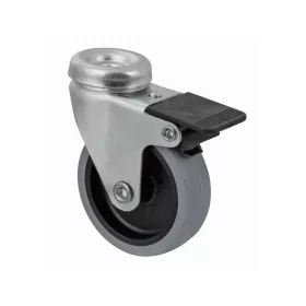   Szerszámgörgő középcsavarral kemény padlóhoz forgó fékkel átmérő 75 mm