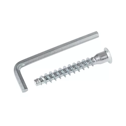 Összekötő csavar konfirmáció 7x50mm + fogantyú 8 db.