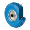 Defekttűrő kerék 260 mm átmérőjű csapággyal kék gumi