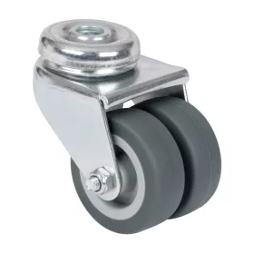   Dupla forgószerkezeti kerék lyukkal átmérő 50 mm teherbírás 70 kg