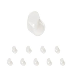 Ruhatartó rúd 18 mm átmérőjű műanyag fehér