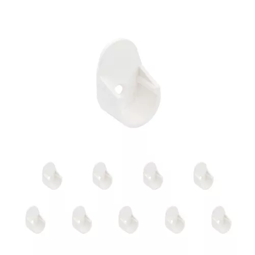 Ruhatartó rúd 18 mm átmérőjű műanyag fehér