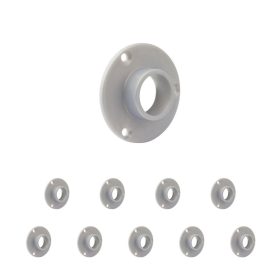   Ruhatartó rúd peremmel 20 mm átmérőjű műanyag alumínium színű