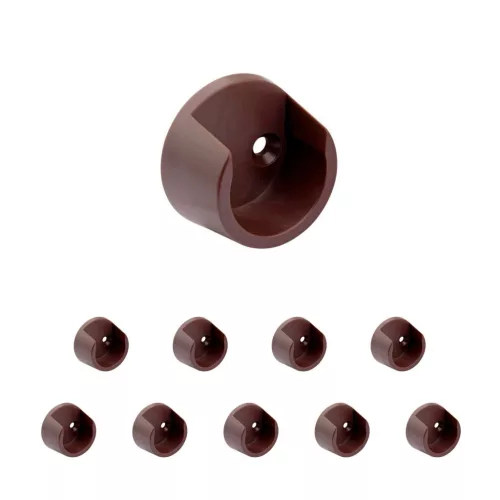 Ruhatartó rúd 25 mm átmérőjű műanyag barna