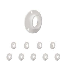 Ruhatartó rúd peremmel 25 mm átmérőjű műanyag fehér