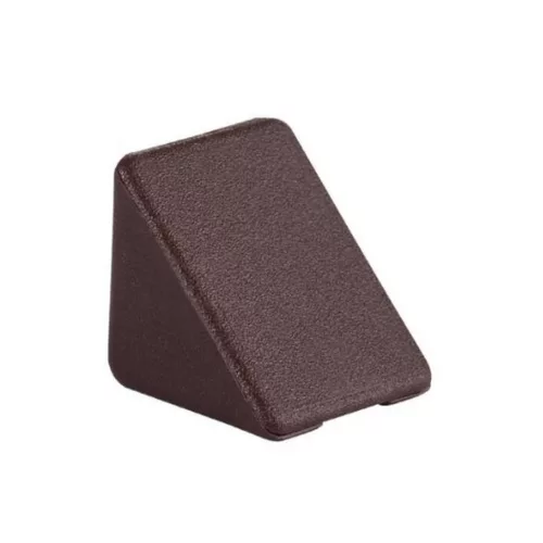 Csatlakozó szögidom 35x35x25mm műanyag barna