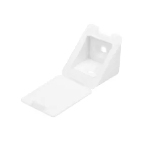 Csatlakozó szögidom 22x22x23mm műanyag fehér 20 db.