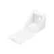 Csatlakozó szögidom 22x22x23mm műanyag fehér 20 db.