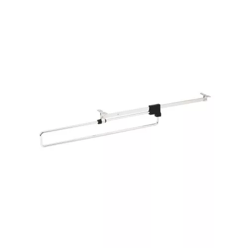 Kihúzható ruhaakasztó 350 mm hosszú króm/fekete