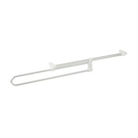 Kihúzható ruhaakasztó 400 mm hosszú fehér