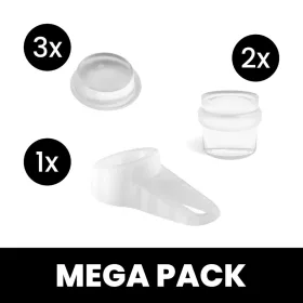   Átlátszó padlóütközők és lengéscsillapítók készlete