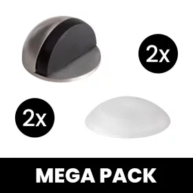   Népszerű fali és padlódugó készlet rozsdamentes acél átlátszó