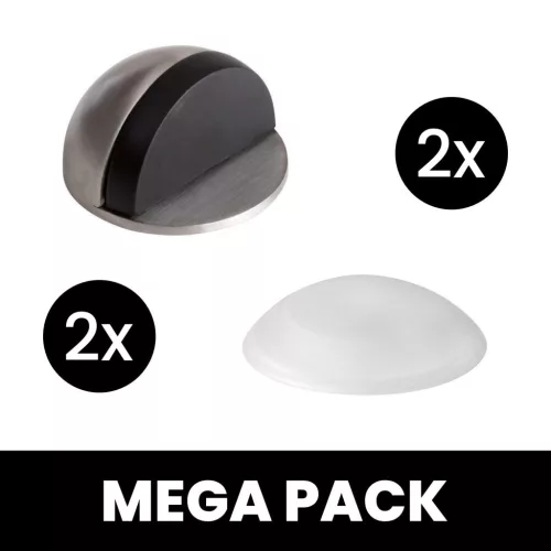 Népszerű fali és padlódugó készlet rozsdamentes acél átlátszó