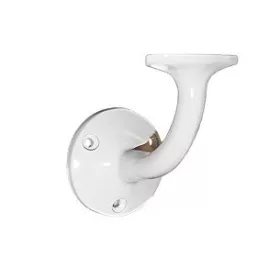 Korlátrúdtartó Egyenes Talp Fehér .