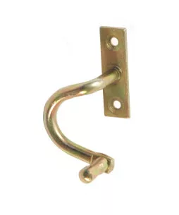 Fensterdrehteller mit Fuß links gelb