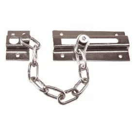 Türsicherheitskette mit verchromter Schraube Imp.Cx601