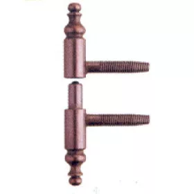   Fensterscharnier zum Einschrauben 13 mm Dekor Braun 905/13 Ac