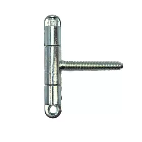 Scharnier verschraubt. Weiß verzinkt LF 13