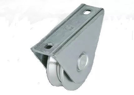 Schiebetorrolle 100 mm "V" Basis 411 Italienisch