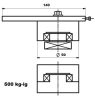 Kapu Forgáspont 45Mm Alsó+Felső345P+346P 838839P