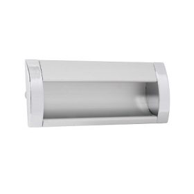 Sliding Door Handle 96Mm Matt-Chrome Angle Du08-A