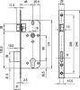 Cil.Bevéső Zártest 7 Cm 45/90 4320 Elzett