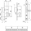 Reteszzár Bev.Cil. 4Cm Europortál Elzett 20/22