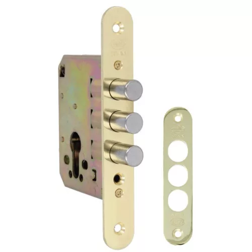 RETESZZÁR BEV.CIL.ZÁRT. 3CSAP. RÉZ KEREK AMIG 103-50