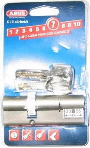 HENGERZÁRBETÉT KRÓM 30/90MM FOGASKEREKES ABUS D6PS