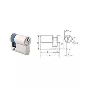 HENGERZÁR FÉLBETÉT 10/30MM 3K.KRÓM ANBO 2200H