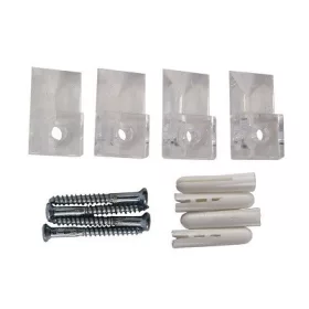 Tükörrögzítő Karmos Átlátszó Műa.4Db Tipli+Csav.