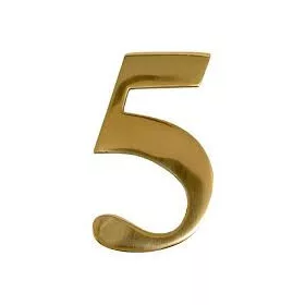 Ajtószám 5-Ös 50Mm 5Mm Réz