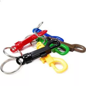Karabiner 7 cm farbiger Kunststoff