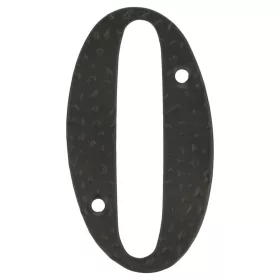 Házszám 0-Ás 100Mm Fekete Amig Fém