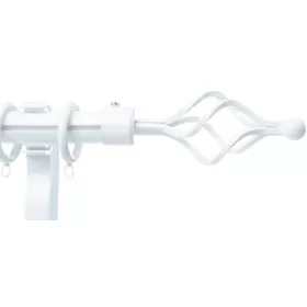 Függönyrúd 1,6-3M Fehér Csavart Végű C080-2-A