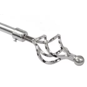 Függönyrúd 1,6-3M Króm Csavart Végű C080-3-A