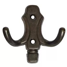 Kleiderbügel klein 2-armig spitz Antik Schwarz M 307 B