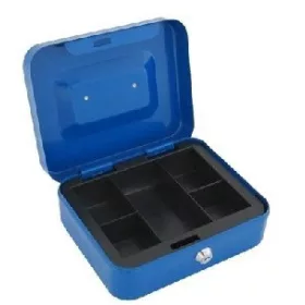 PÉNZKAZETTA KÉK A/4,5 APRÓP.TARTÓS C089 25*20*9 CM