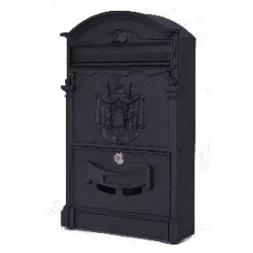 POSTALÁDA ÖNTÖTT XL FEKETE CIMERESARTHUR 29*47 PB-301AL