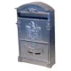 POSTALÁDA ÖNTÖTT EZÜST CÍMERES ARTHUR 26*8*40 CM